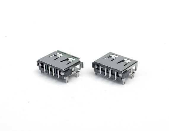 USB-A/F10.0-4脚直边黑胶连接器