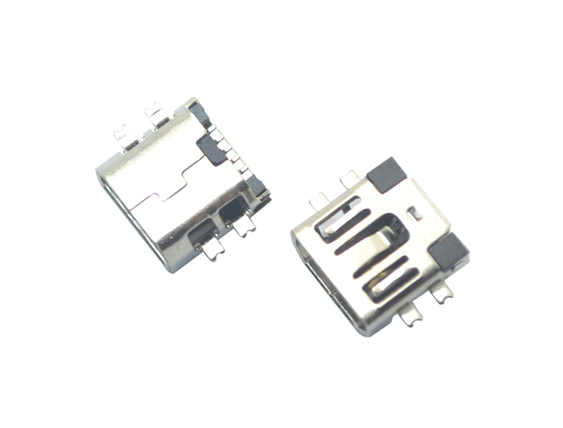 MINI USB-5P-SMT-AB型沉板式连接器