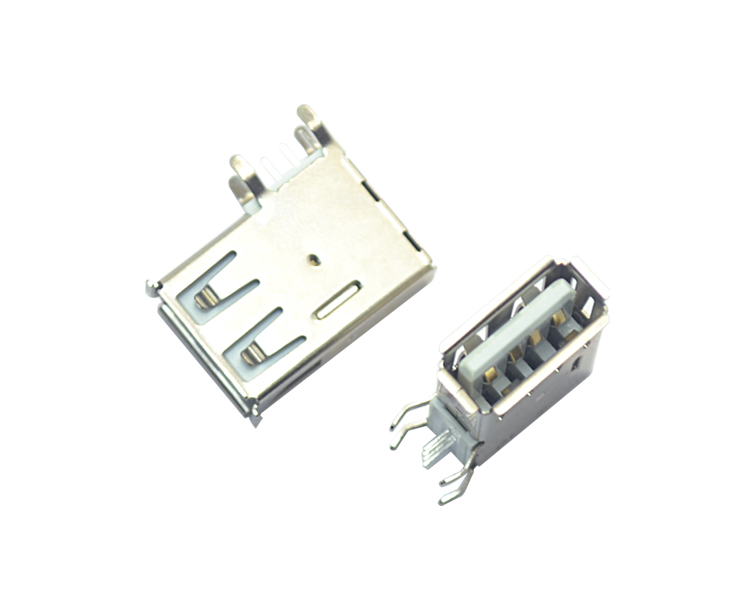 USB-A/F-4P侧插长体连接器