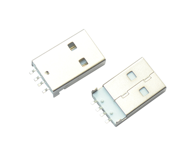USB-AM-4P-SMT白铁连接器