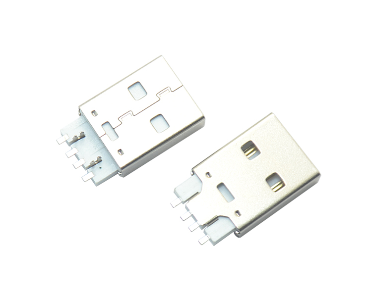 USB-AM-4P鱼叉式白铁连接器