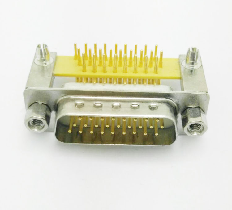 26P DMRH公头铆合锁螺母车针白胶连接器