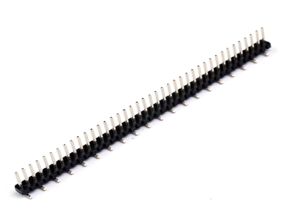 1.27mm单排错位立贴排针连接器