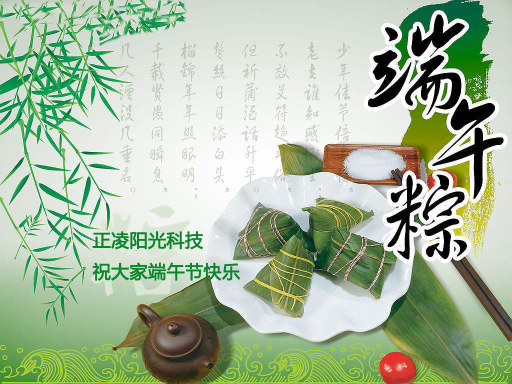 正凌阳光科技有限公司祝大家端午节快乐！